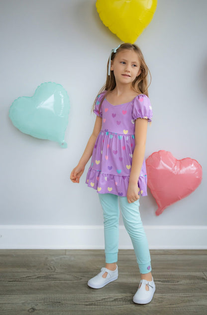 Hearts Tunic Set