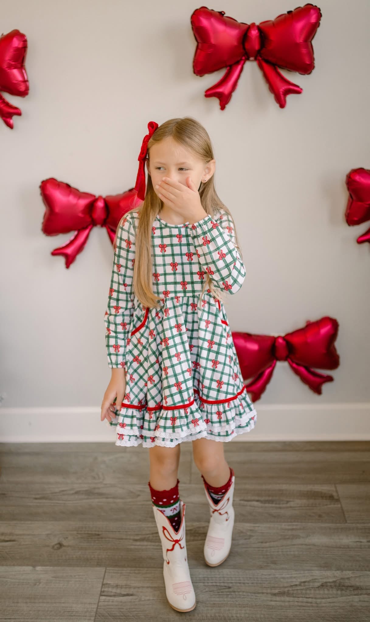 Bow Plaid Ruby Presale