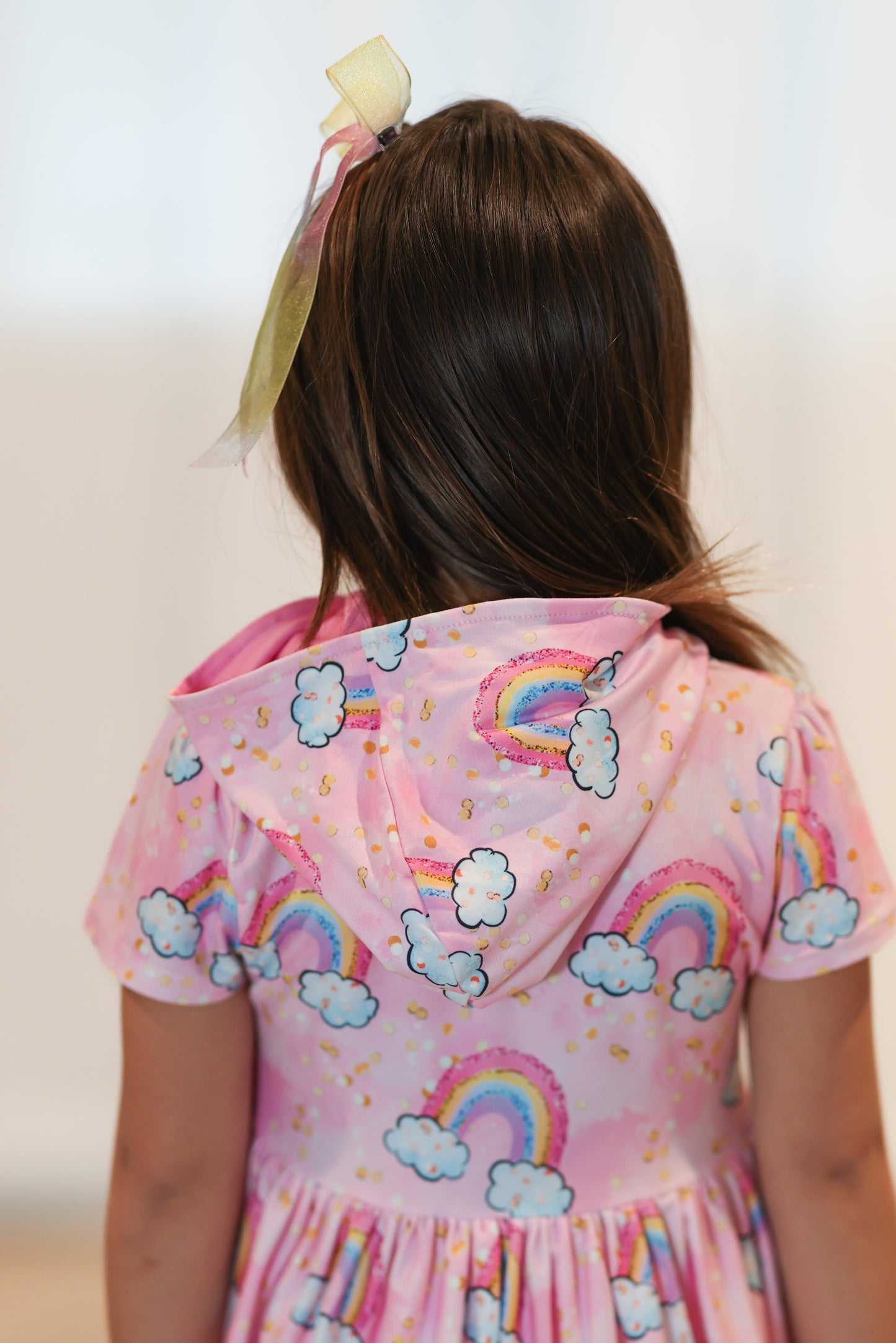 LPK rainbow hooded tunic set