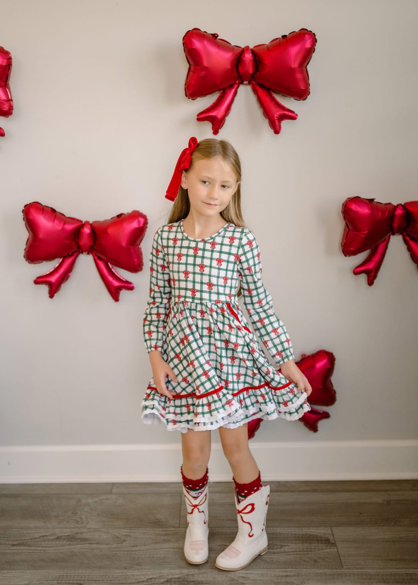 Bow Plaid Ruby Presale