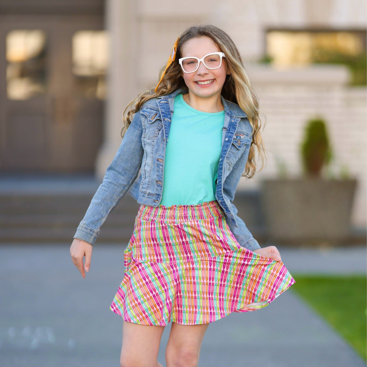 Crayon Skort {Retro Back to School PREORDER)