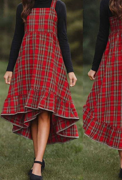 Velvet Layering Shirt Holiday Plaid Preorder