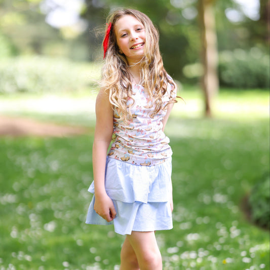 Bows & Boots Skort Set Preorder