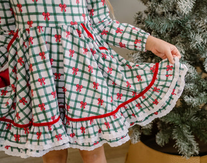 Bow Plaid Ruby Presale
