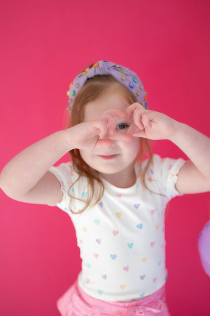 Love Hearts Athletic Skort Set