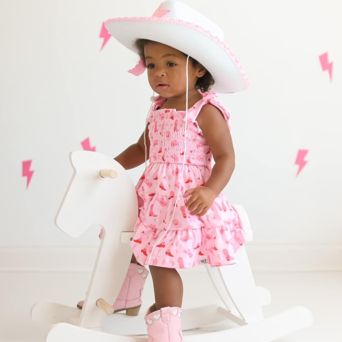 Cowboy Boot Dress set