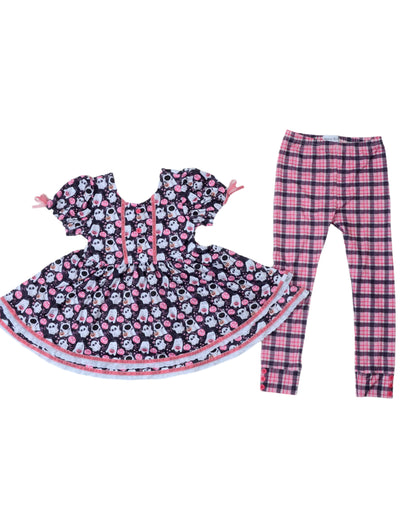 Boo Plaid Leggings/bloomers/shorties Preorder