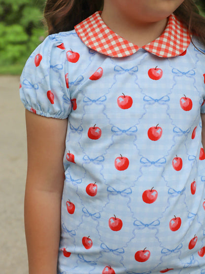 Apple Collection Gingham Collar Shirt Presale