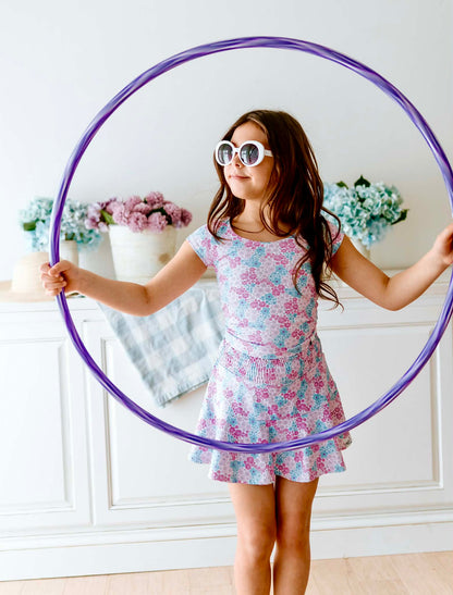 Pastel Daisy's Athletic Skort Set