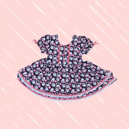 Boo Cat Tunic Preorder Long or Short sleeve (bottoms separate)