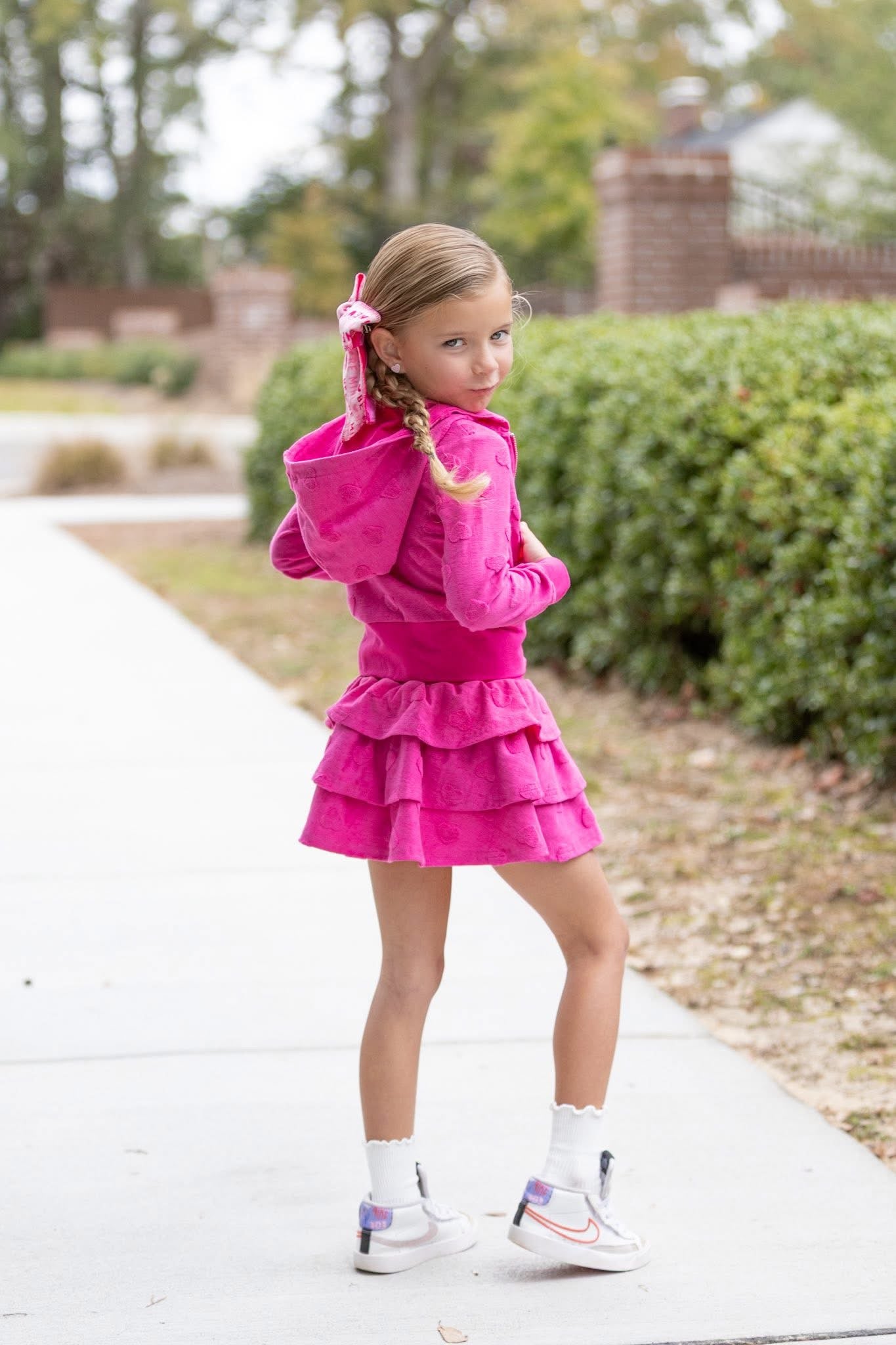 Hot pink Hearts Willow Set Presale