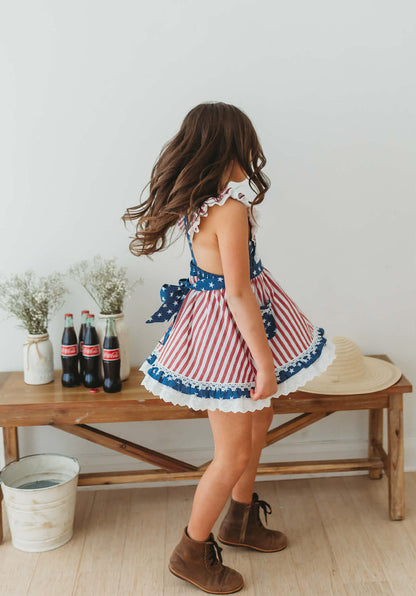 Millie Pinafore Set RWB '26 Preorder