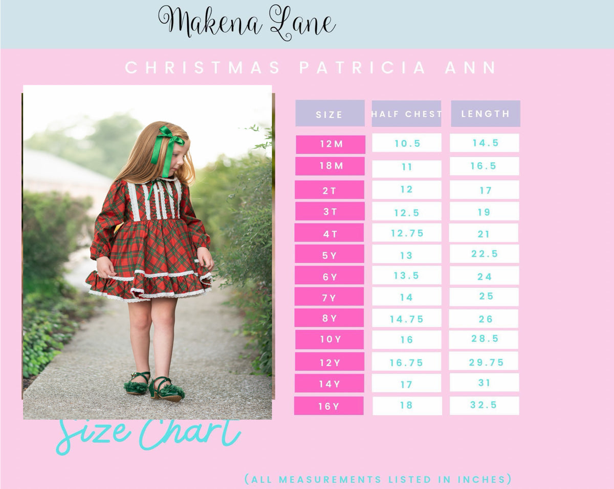 Red Plaid Patricia Ann Preorder CDU26