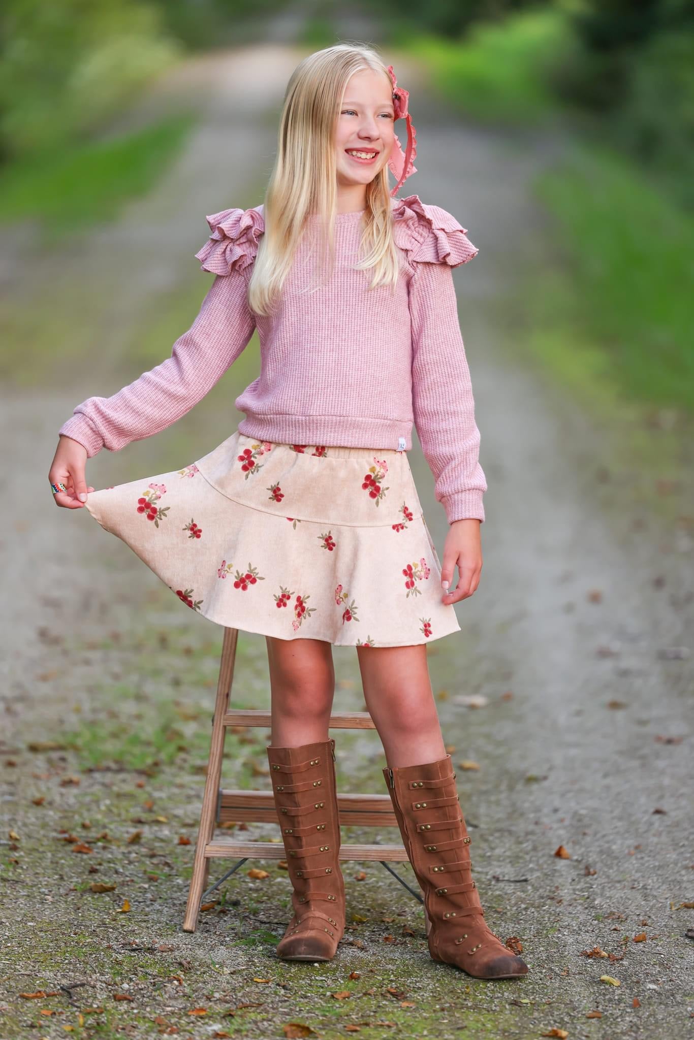 Winterberry skort+shirt sets