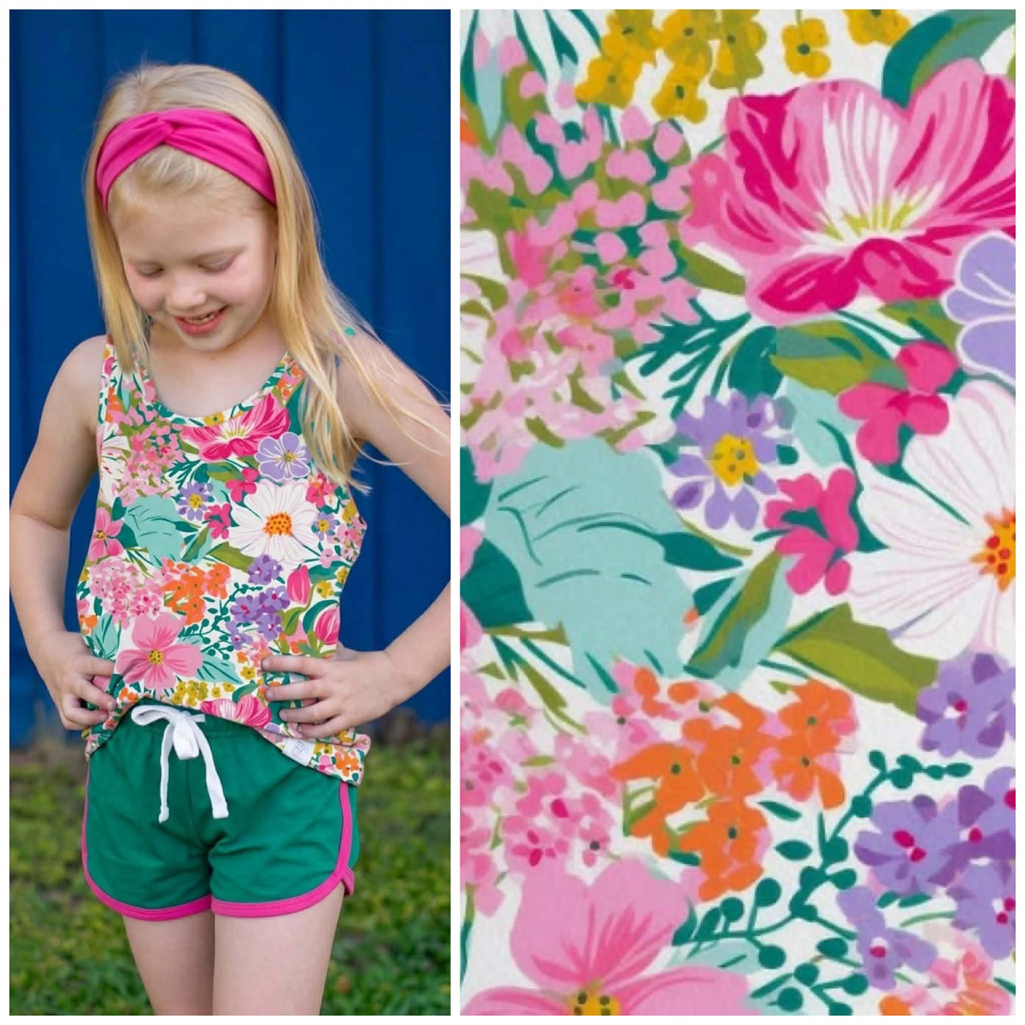 LPK Cozy Floral Short Sets Presale