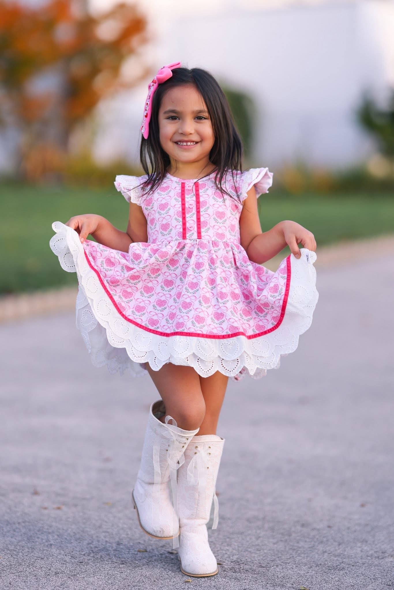 Vintage Heart Oliviah Set (length & sleeve options) Preorder