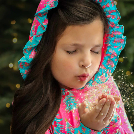 LPK Trees & Bows Jogger Set