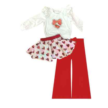 Sequin Heart Skort Presale