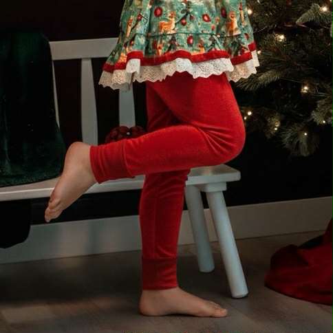 LPK Vintage Reindeer Dress Set