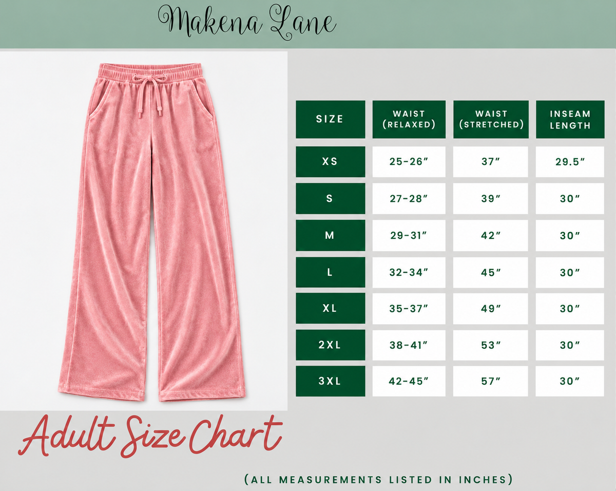 Wrapped In Stars Wide Leg Velour Set Preorder (kids+adult sizes!)