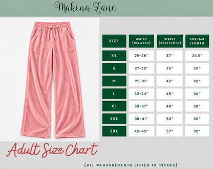 Wrapped In Stars Wide Leg Velour Set Preorder (kids+adult sizes!)