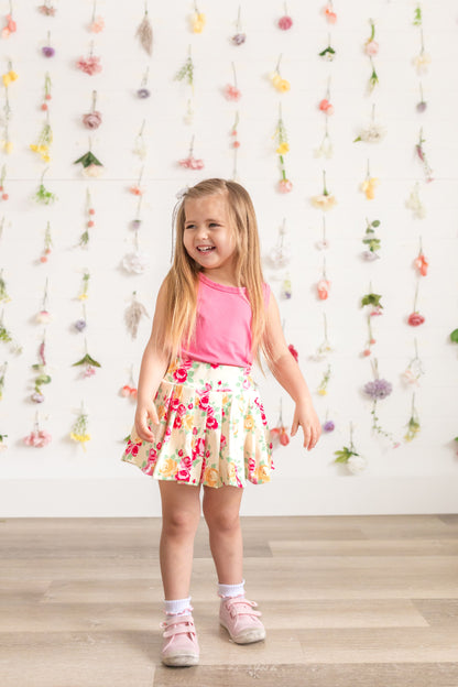 Floral Tennis Skorts Sets
