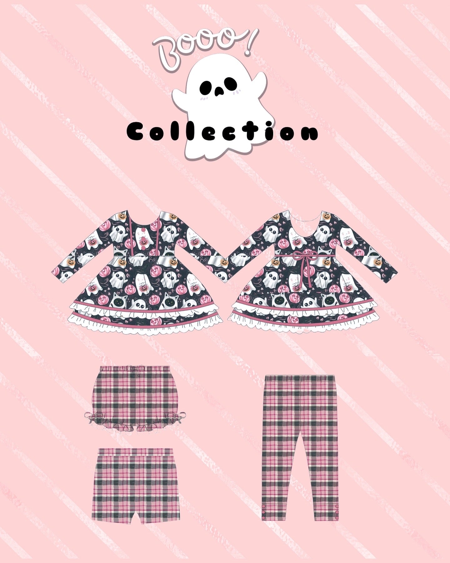 Boo Plaid Leggings/bloomers/shorties Preorder