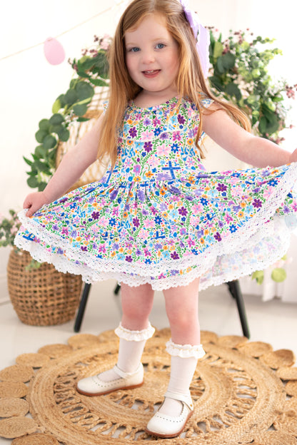 Floral Crosses LPK twirl set