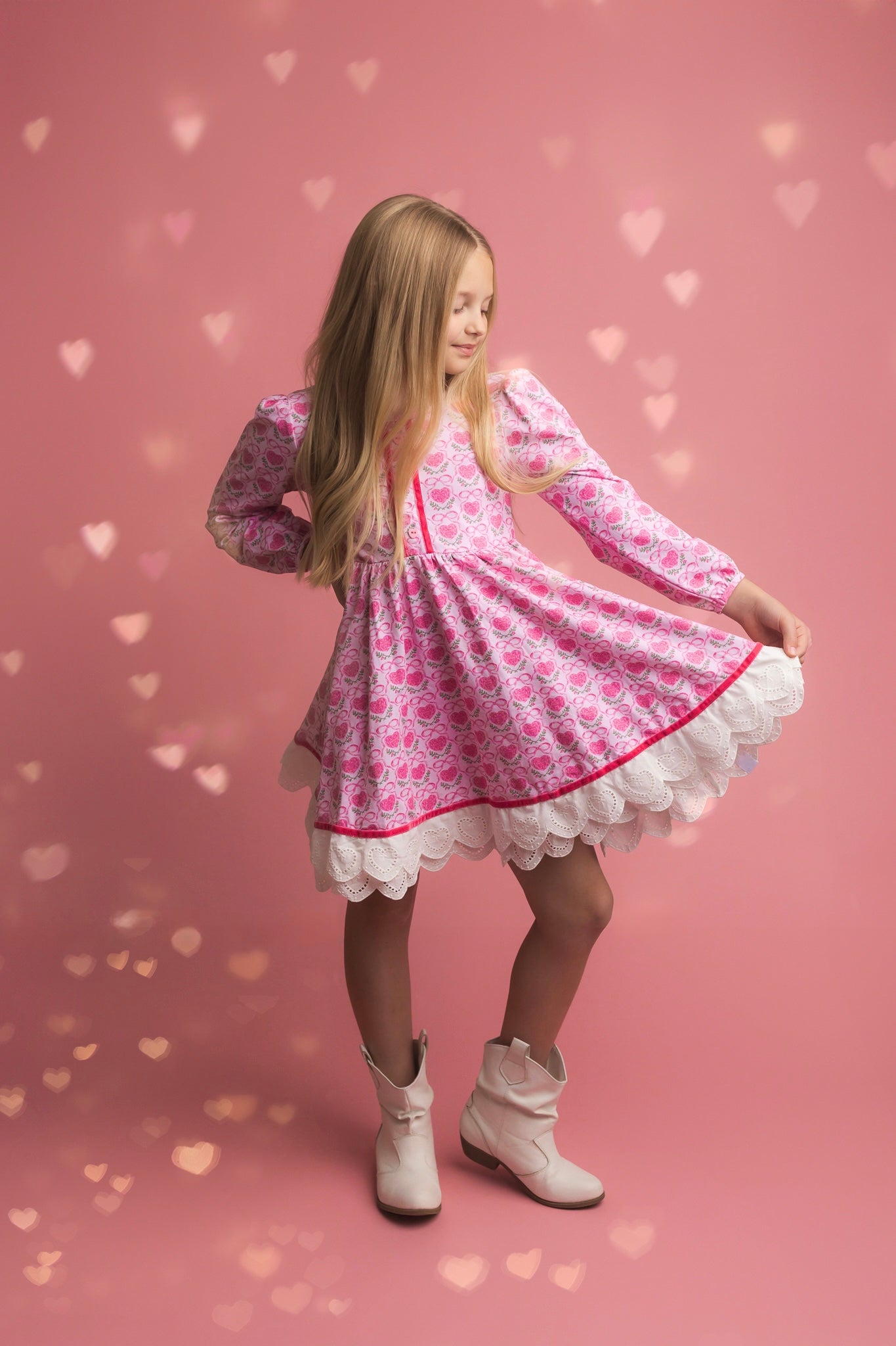 Vintage Heart Oliviah Set (length & sleeve options) Preorder