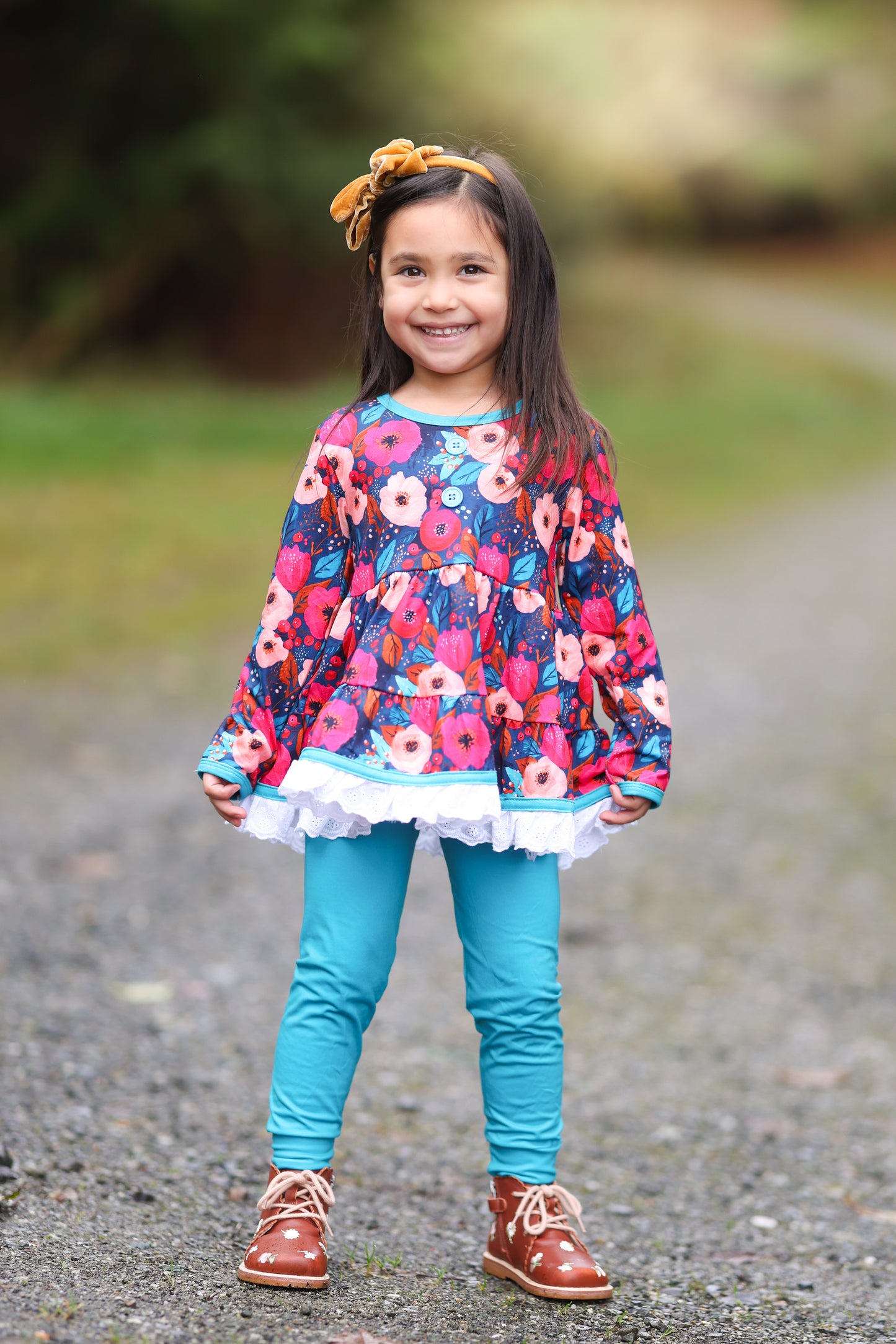 LPK Winter Floral Tunic Set