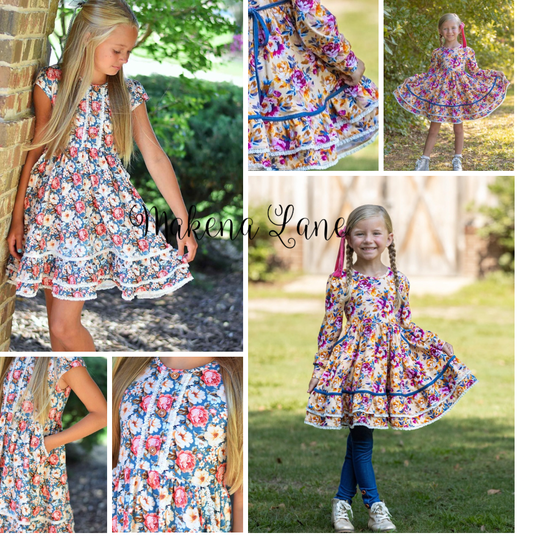 Fall floral Aster Set Preorder