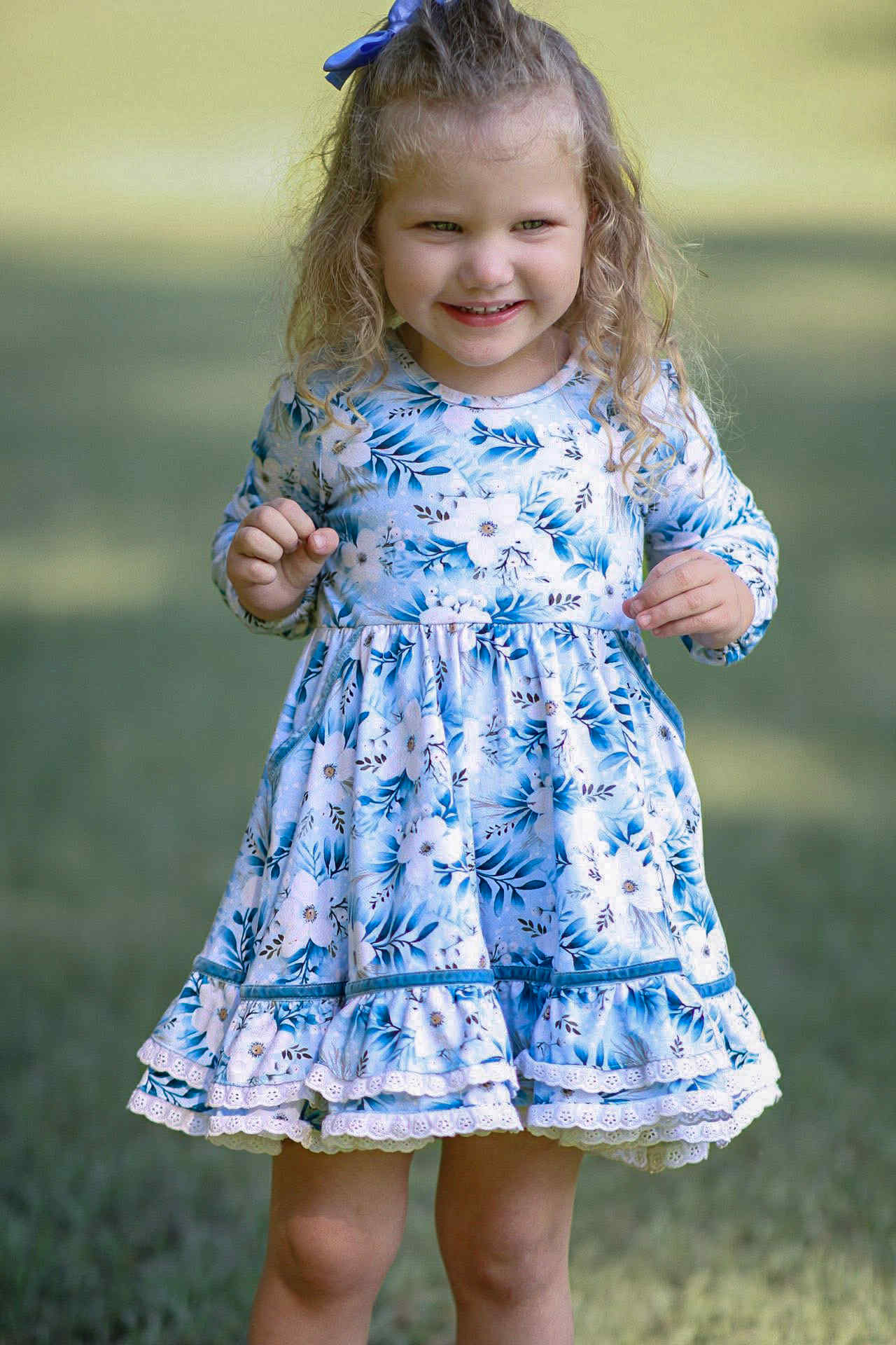 Winter blue floral Ruby Presale