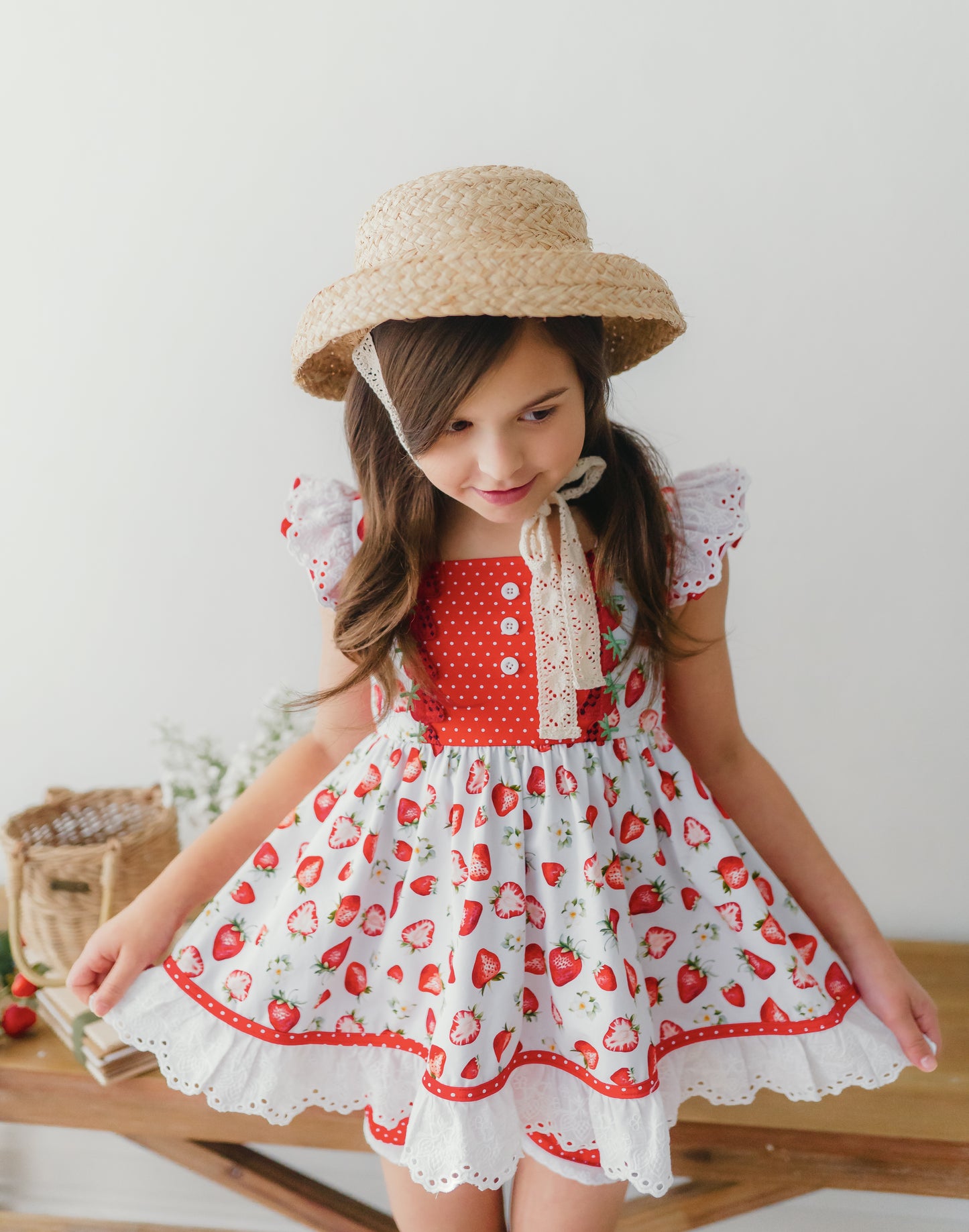 Strawberry Knit Sawyer