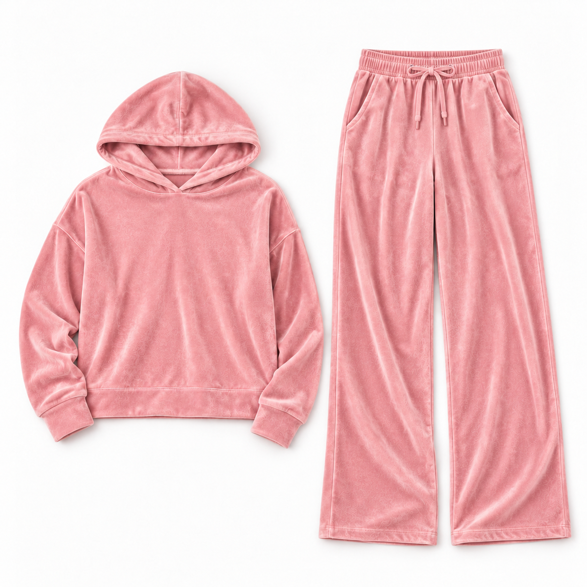 Wrapped In Stars Wide Leg Velour Set Preorder (kids+adult sizes!)