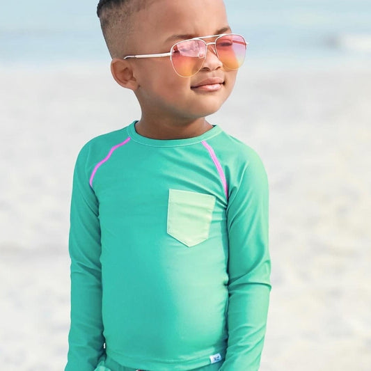 Tropical Mint Green Unisex Rash Preorder