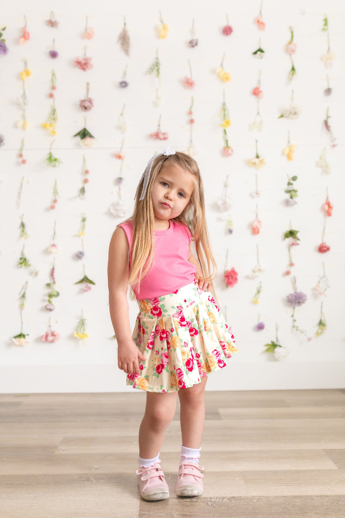 Floral Tennis Skorts Sets