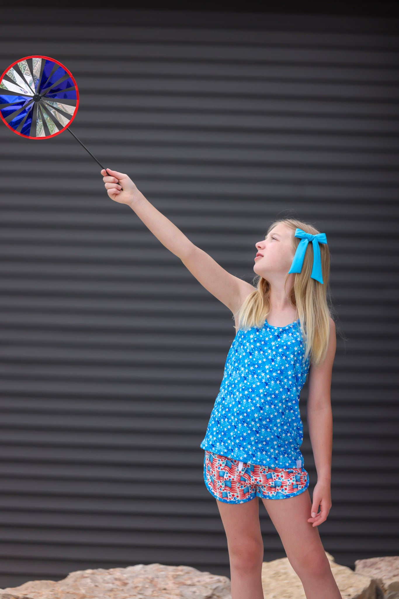 LPK Stars & Stripes Athletic shorts set