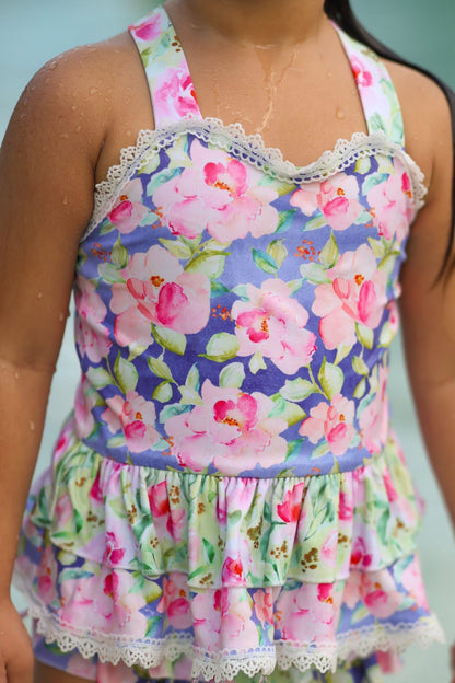 Pops of Floral Tankini Set