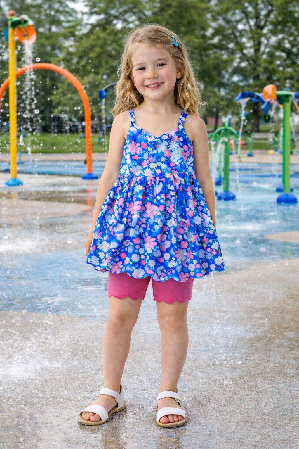 Scalloped Athletic Tunic Set Florida Coast 8.0 Preorder