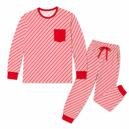 Unisex Adult and Kid Candy Cane Stripes Set Preorder (FH26)