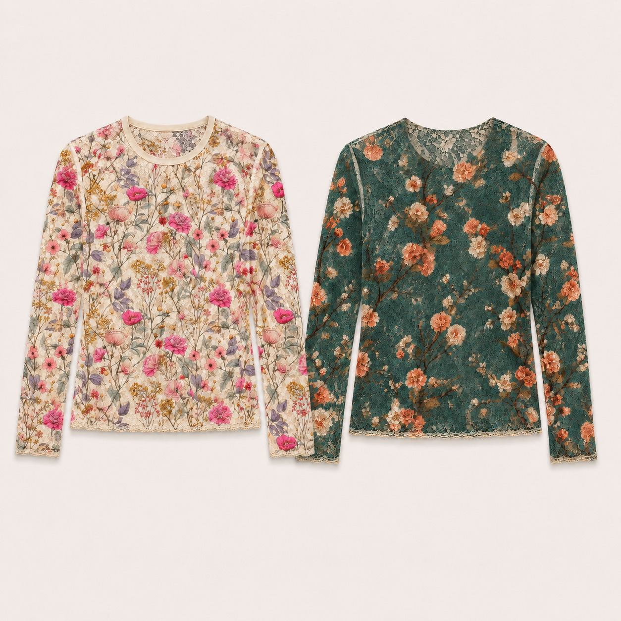Floral Lace Shirts Preorder FTF26