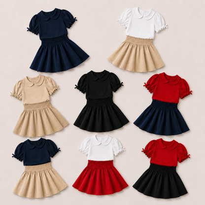 Knit Skorts Fall Separates Preorder (4 colorways)