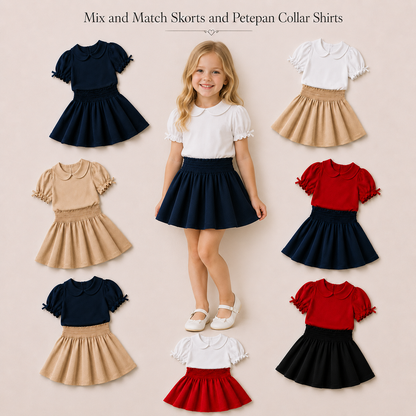 Knit Skorts Fall Separates Preorder (4 colorways)