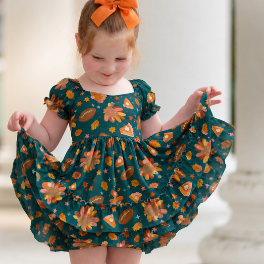 LPK Turkey Pumpkin Aria Twirl 3 Piece Set