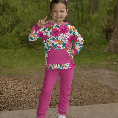 LPK Magenta Floral Jogger Set Presale
