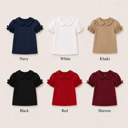 PeterPan Bow Shirts Fall Separates Preorder (6 colorways)