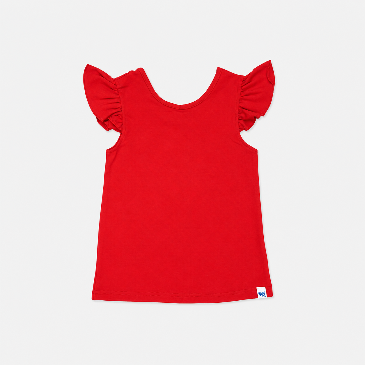 Red knit shirt Flutter sleeve or Peterpan collar Presale (Apples Collection)