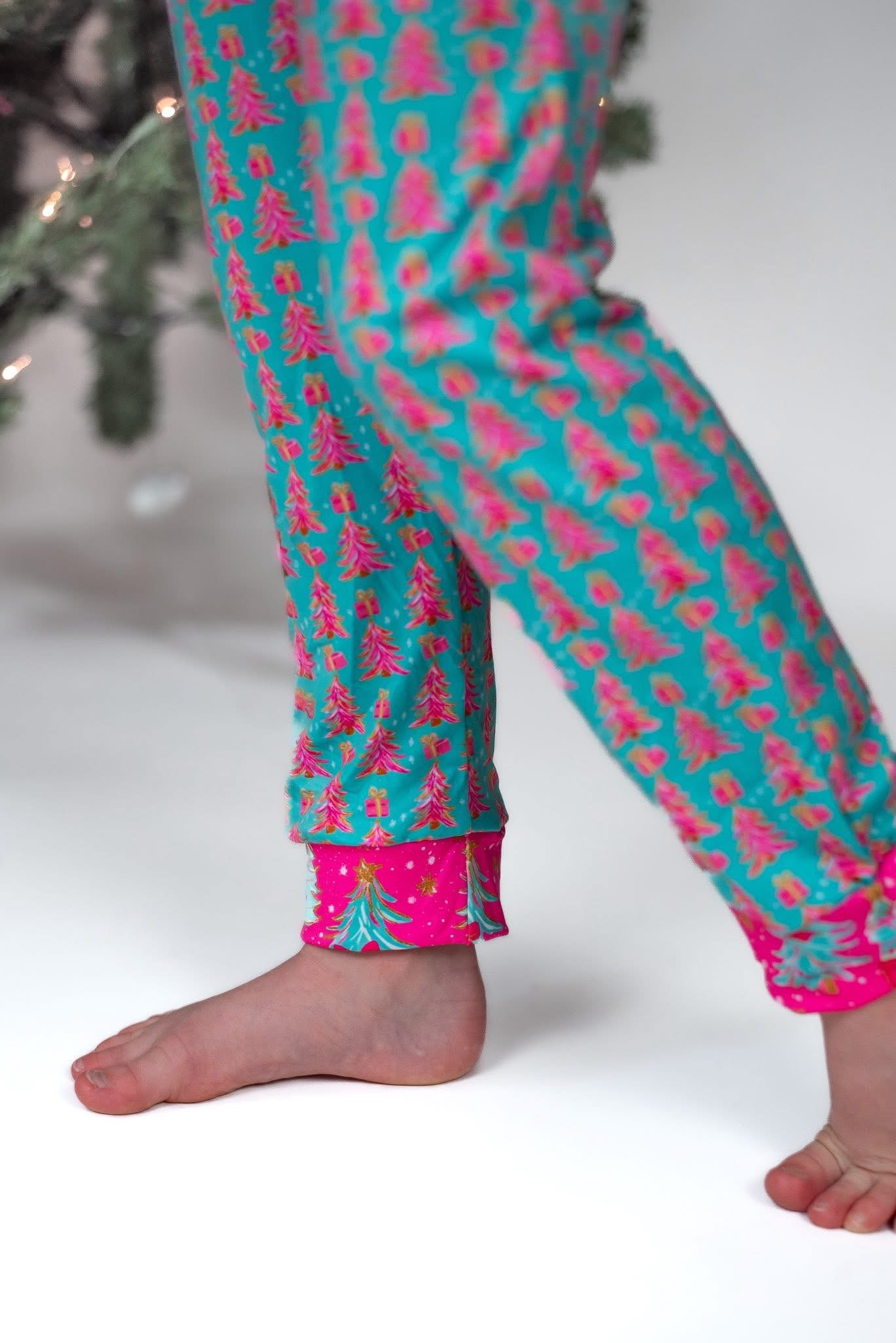 LPK Trees & Bows Jogger Set