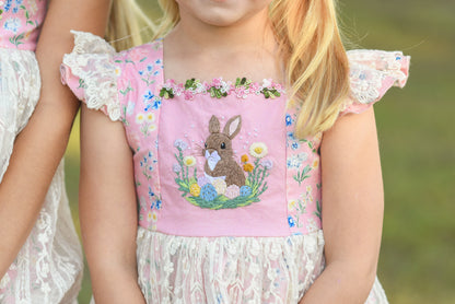 Pink Floral Sawyer Set (choice of length and chest design)
