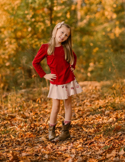 Winterberry skort+shirt sets